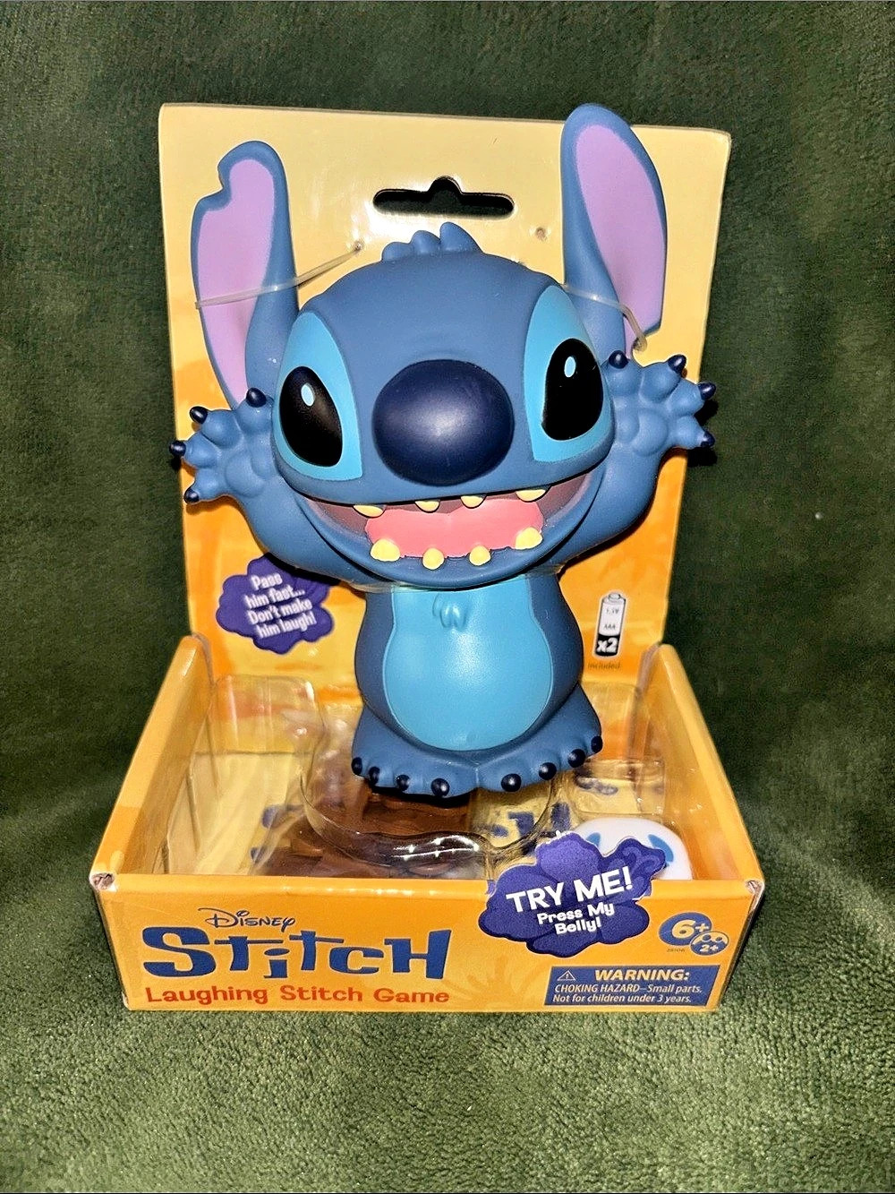 Disney Stitch Laughing Game NWT